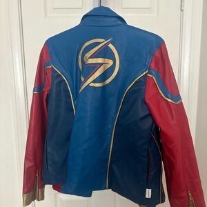 Blue and Red Superhero Jacket